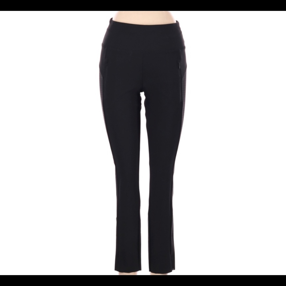 Athleta XS Black Legging Zippered Pockets